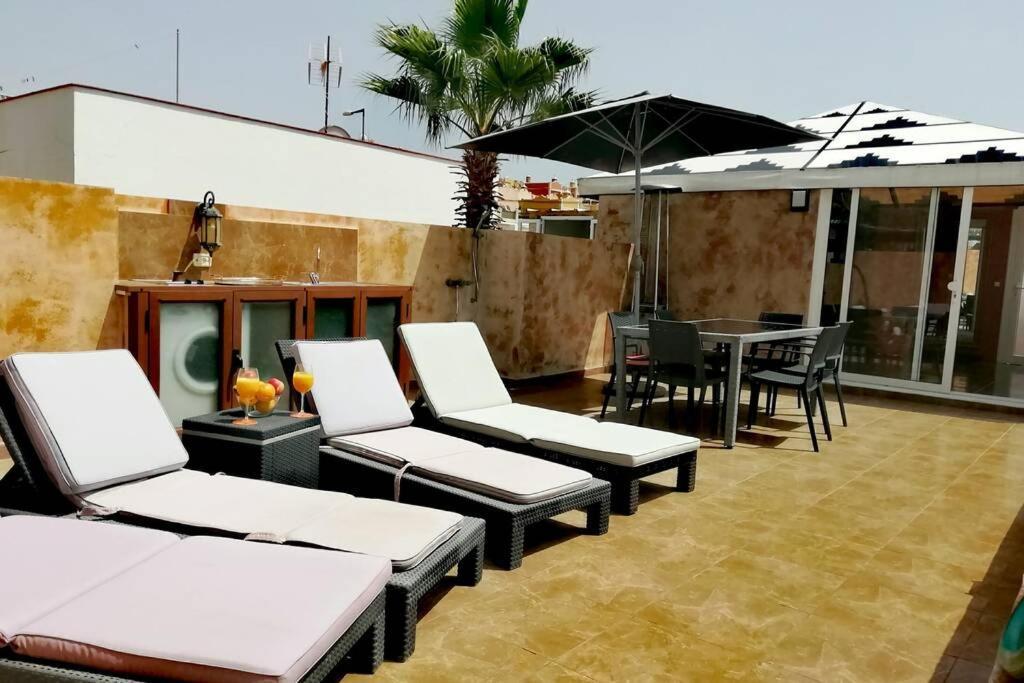 Semi-Detached Villa Sea Views, Huge Terrace, Close Beach Palm-mar Exterior photo